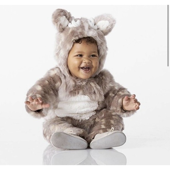Pottery Barn Kids Size 0-6 Months Fawn Deer Halloween Costume - Picture 3 of 9
